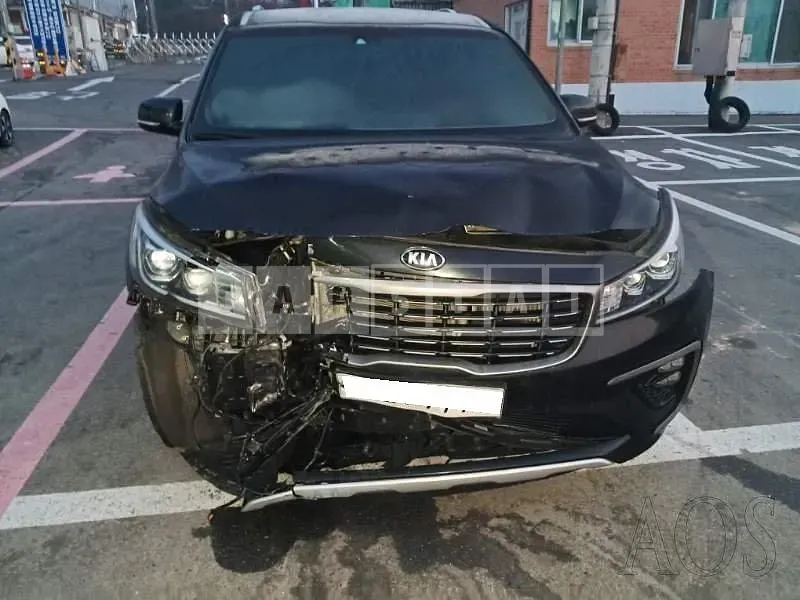 Photo 2 of 11: 2019 Kia Carnival, VIN KNAMC81ABLS631773 — Korean insurance auction