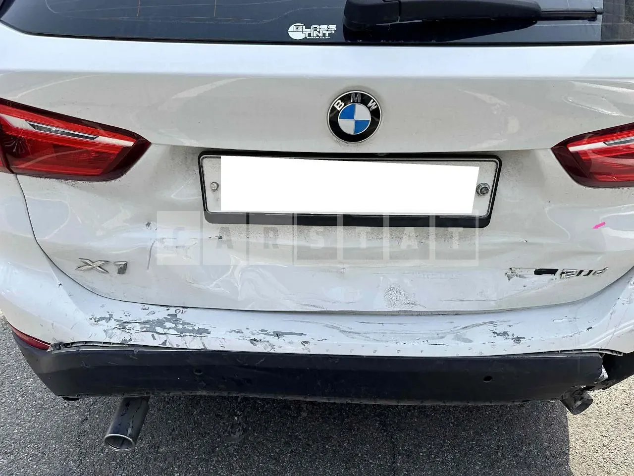 Photo 2 of 12: 2018 BMW X1 xDrive20d, VIN WBAJJ1100JEF65956 — Korean insurance auction