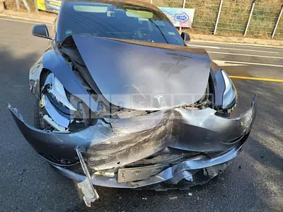 Photo 1 of 11: 2020 Tesla Model 3, VIN 5YJ3E1EBXLF768864 — Korean insurance auction