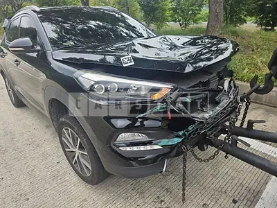 Photo 1 of 10: 2015 Hyundai Tucson, VIN KMHJ3815GGU013788 — Korean insurance auction