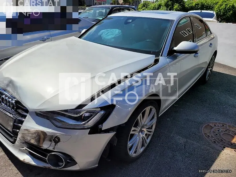 Photo 2 of 10: 2015 Audi A6 45 TDI quattro, VIN WAUZZZ4G2FN025371 — Korean insurance auction