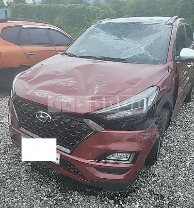 Photo 1 of 15: 2019 Hyundai Tucson, VIN KMHJ581ADKU829895 — Korean insurance auction