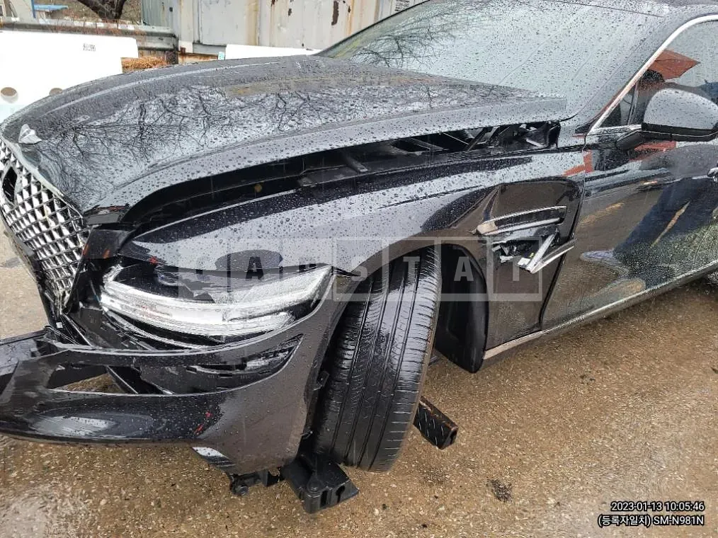 Photo 2 of 8: 2021 Genesis G80 2.5T (AWD) — Korean insurance auction