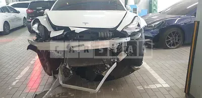 Photo 1 of 6: 2020 Tesla Model 3 Standard Rangeplus RWD, VIN 5YJ3E1EA6LF707082 — Korean insurance auction