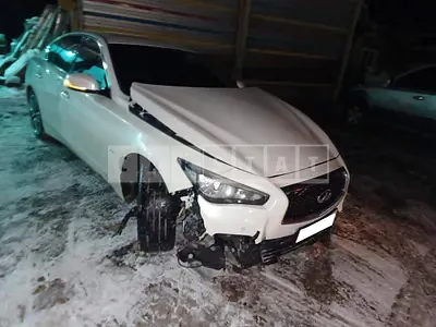 Photo 1 of 10: 2016 Infiniti Q50 2.2d, VIN JNKDV71E6GM551850 — Korean insurance auction