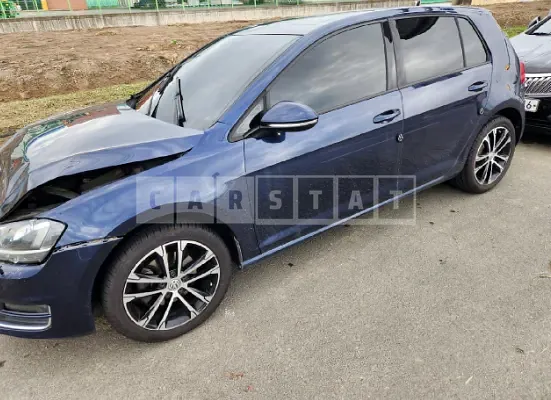 Photo 2 of 9: 2015 Volkswagen Golf 2.0 TDI BMT, VIN WVWZZZAUZFW345948 — Korean insurance auction