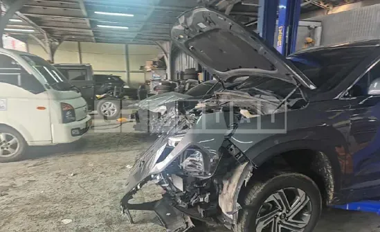 Photo 2 of 48: 2021 Hyundai Santa Fe, VIN KMHS381HGMU344820 — Korean insurance auction