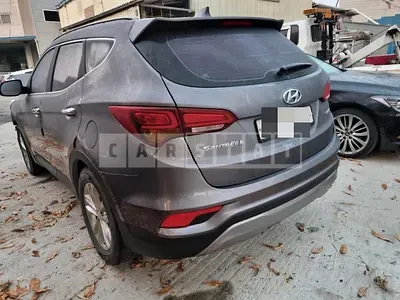 Photo 1 of 25: 2016 Hyundai Santa Fe, VIN KMHSW81UBGU692930 — Korean insurance auction