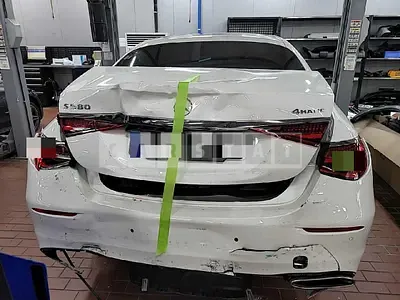 Photo 1 of 36: 2021 Mercedes-Benz S450 4Matic — Korean insurance auction