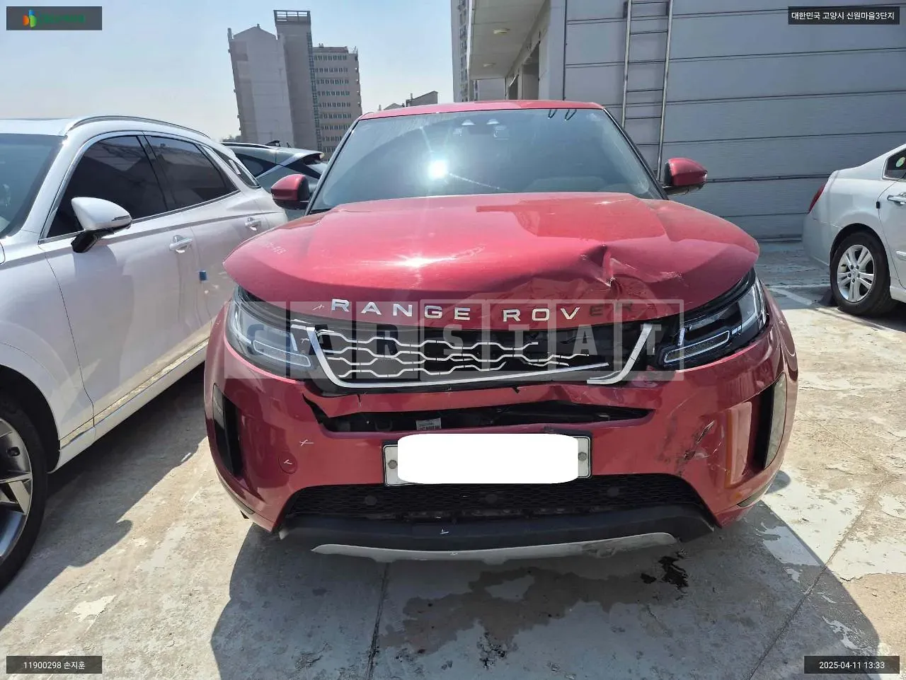 Photo 2 of 14: 2019 Land Rover Range Rover Evoque D150, VIN SALZA2BNXLH019999 — Korean insurance auction