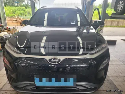 Photo 1 of 29: 2019 Hyundai Kona Electric, VIN KMHK381GFKU050983 — Korean insurance auction