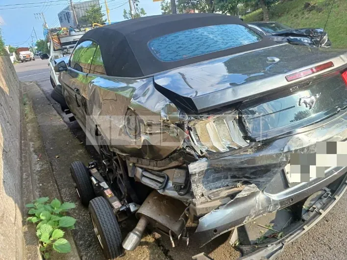 Photo 2 of 6: 2019 Ford Mustang 2.3 Convertible, VIN 1FATP8UH6K5139567 — Korean insurance auction