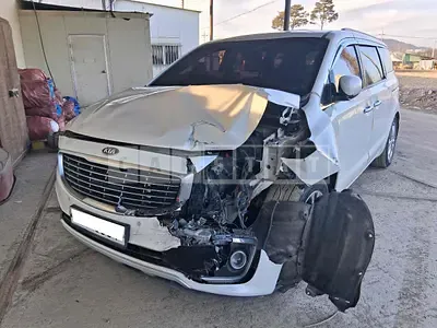 Photo 1 of 8: 2015 Kia Carnival Limousine, VIN KNAME81ABGS160500 — Korean insurance auction