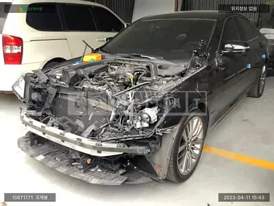 Photo 1 of 8: 2018 Hyundai Genesis /G80, VIN KMHGM41DBJU277606 — Korean insurance auction