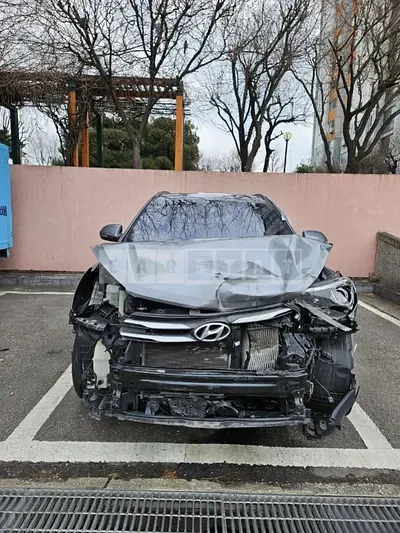 Photo 1 of 17: 2017 Hyundai Santa Fe DM 2.0, VIN KMHSW81UBHU741209 — Korean insurance auction