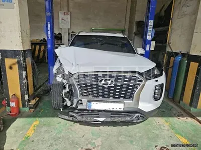 Photo 1 of 21: 2021 Hyundai Palisade, VIN KMHR381EDMU204705 — Korean insurance auction