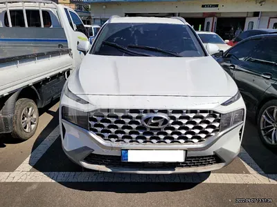 Photo 1 of 23: 2021 Hyundai Santa Fe, VIN KMHS381HGMU392204 — Korean insurance auction