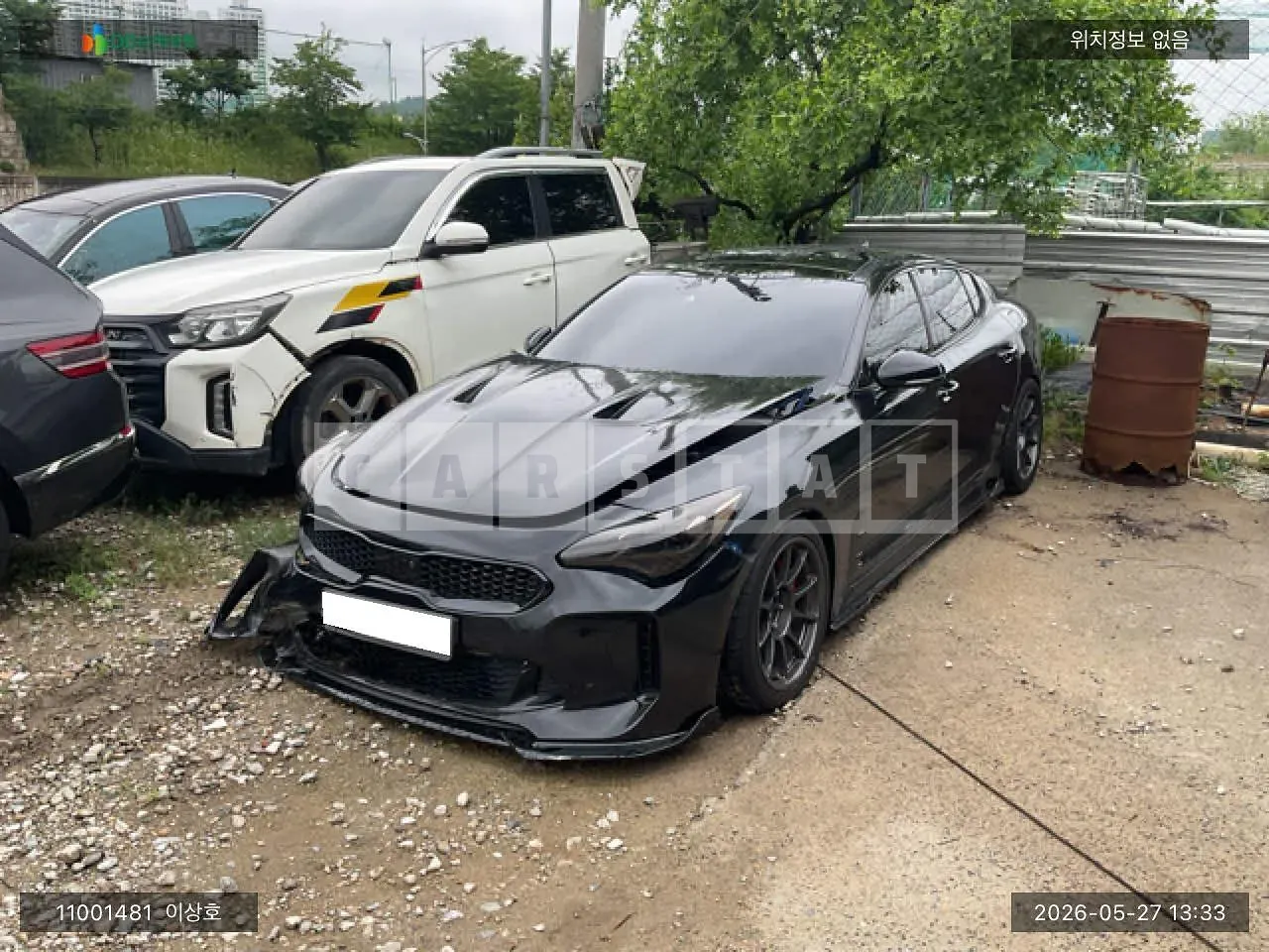 Photo 2 of 22: 2018 Kia Stinger, VIN KNAE751CDKS045268 — Korean insurance auction