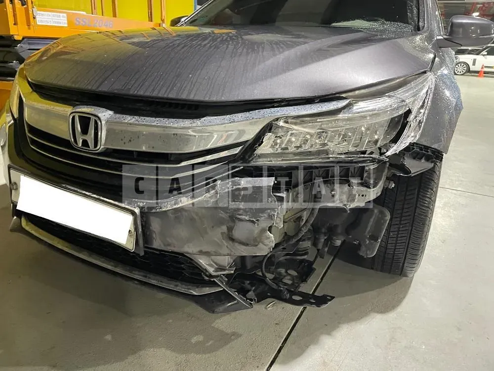 Photo 2 of 9: 2017 Honda Accord 2.4, VIN 1HGCR2680HA513707 — Korean insurance auction