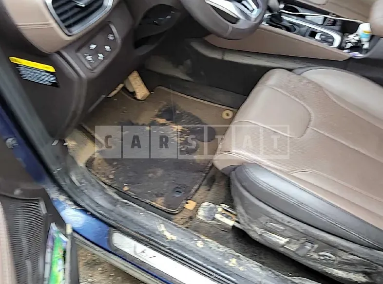 Photo 2 of 6: 2019 Hyundai Santa Fe, VIN KMHS381BBKU050693 — Korean insurance auction
