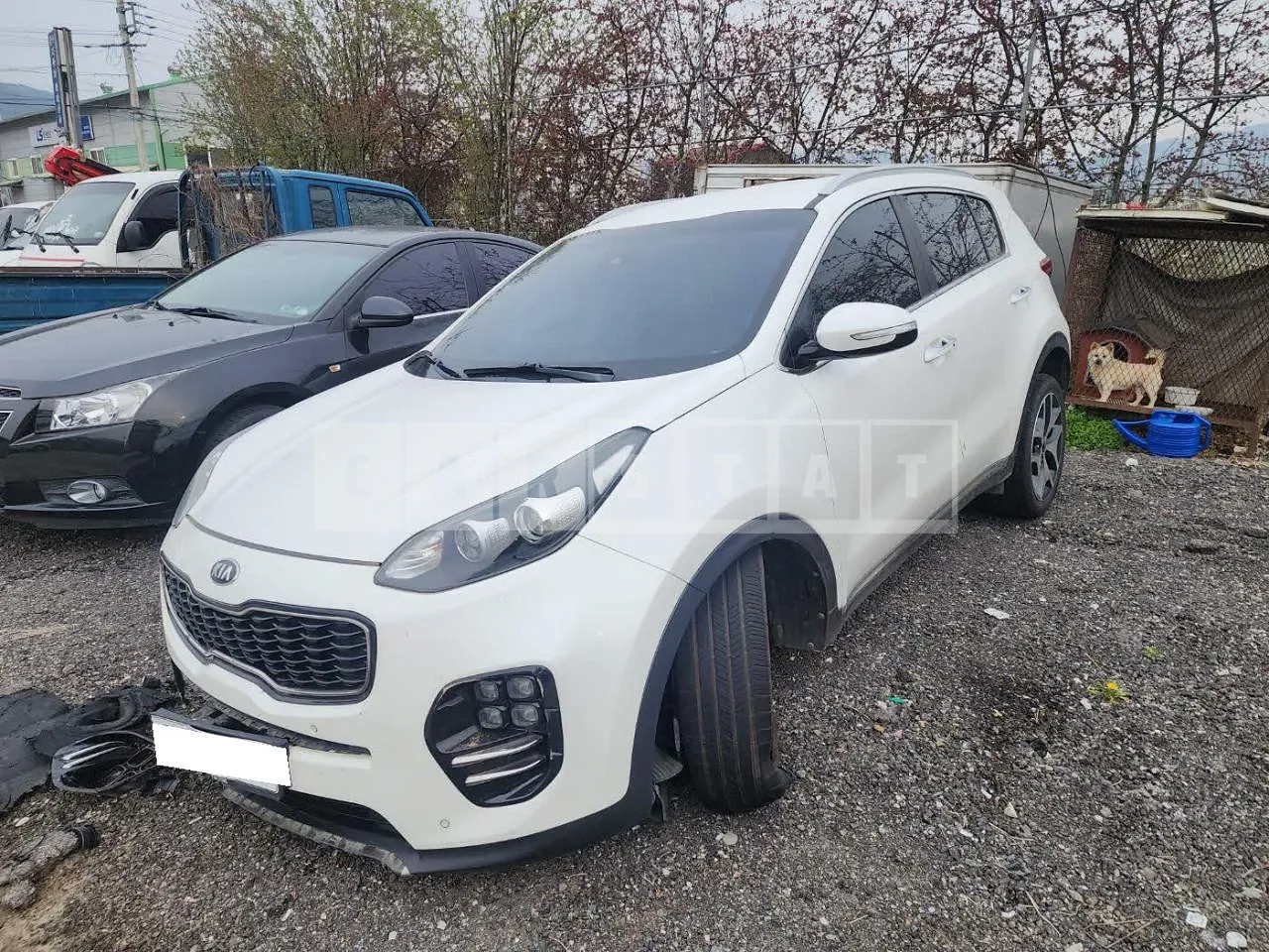 Photo 2 of 14: 2018 Kia Sportage, VIN KNAPR813BJK477582 — Korean insurance auction