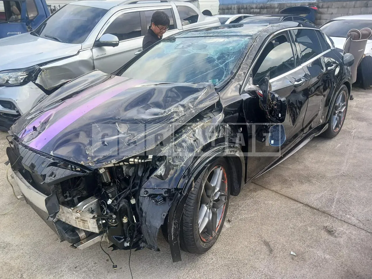 Photo 2 of 9: 2017 Infiniti Nissan Q30, VIN SJKCH53E5HA026526 — Korean insurance auction