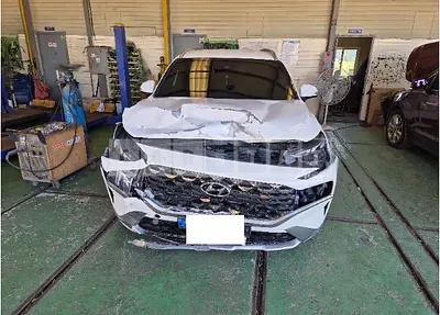 Photo 1 of 25: 2023 Hyundai Santa Fe, VIN KMHS5811BPU091476 — Korean insurance auction