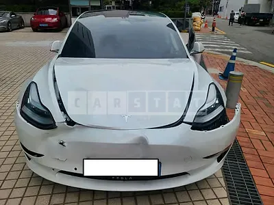 Photo 1 of 23: 2020 Tesla Model 3 Long Range, VIN 5YJ3E1EB0LF733542 — Korean insurance auction