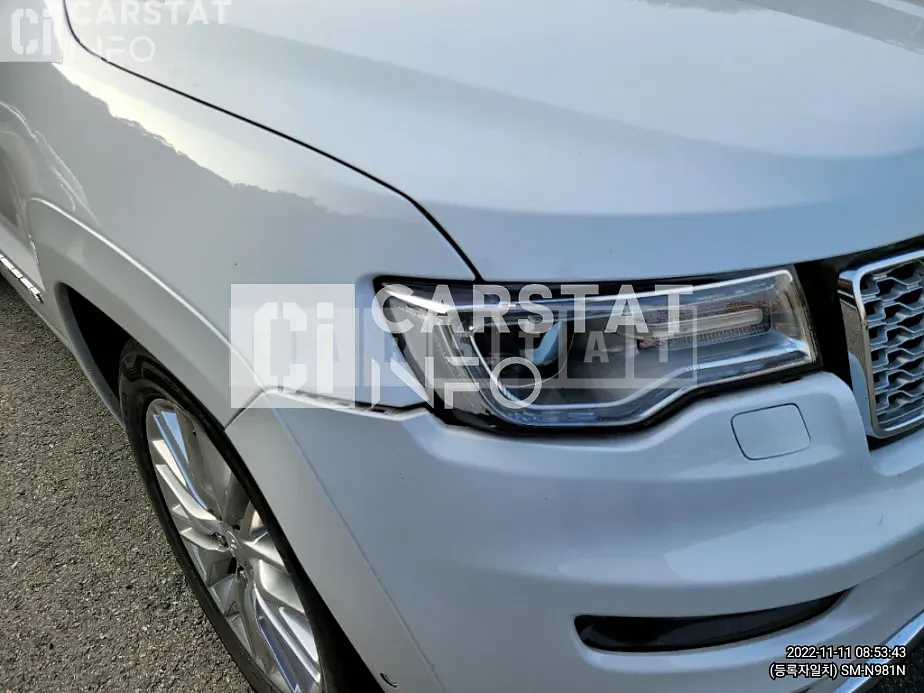 Photo 2 of 10: 2018 Jeep Straw Grand Cherokee, VIN 1C4RJFJM8JC164203 — Korean insurance auction