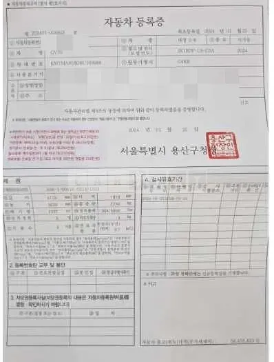Photo 2 of 46: 2024 Genesis GV70 AWD — Korean insurance auction