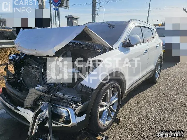 Photo 2 of 4: 2016 Hyundai Santa Fe 2.0 (Diesel), VIN KMHSW81UBGU615009 — Korean insurance auction