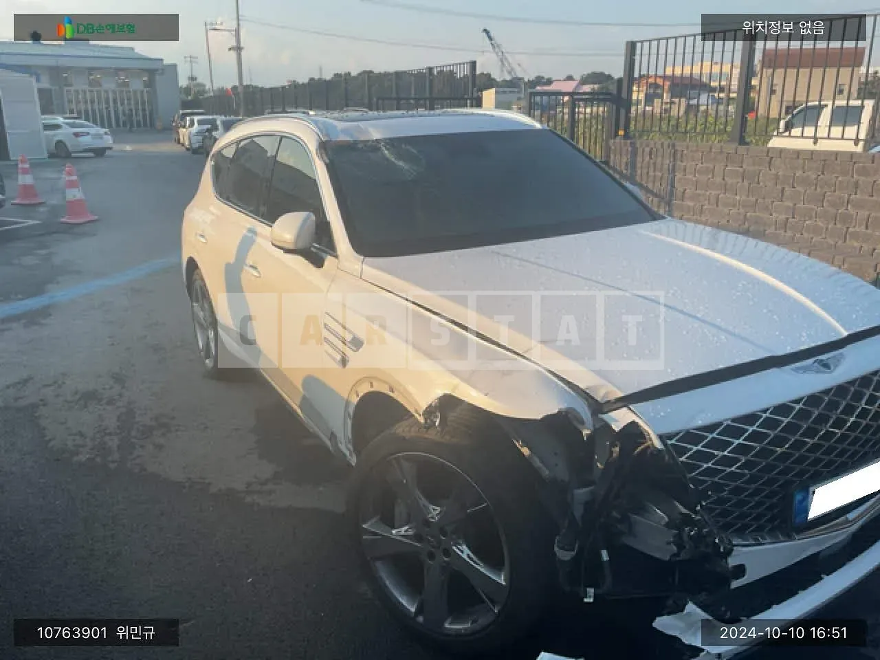 Photo 2 of 22: 2020 Genesis GV80, VIN KMTHC81CDLU015368 — Korean insurance auction