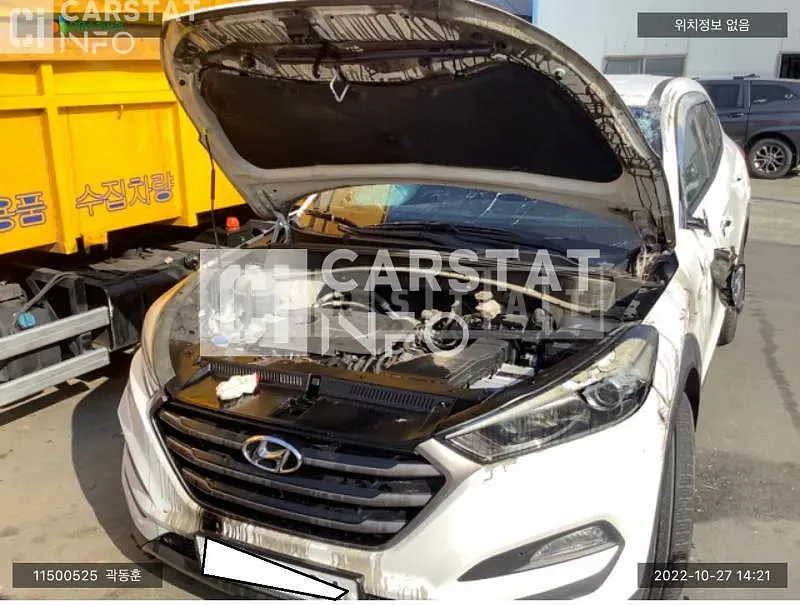 Photo 2 of 15: 2015 Hyundai Tucson, VIN KMHJ2815GGU133402 — Korean insurance auction