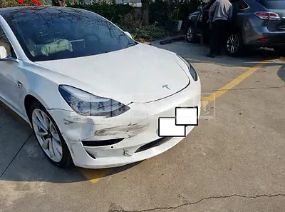 Photo 1 of 14: 2020 Tesla Model 3 Long Range, VIN 5YJ3E1EB0LF656929 — Korean insurance auction