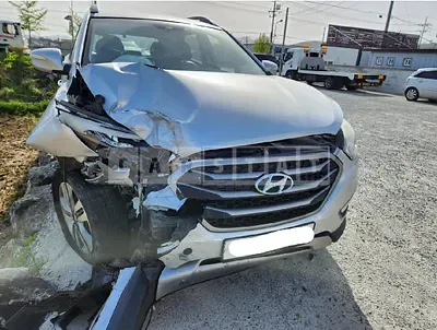 Photo 1 of 6: 2015 Hyundai Tucson, VIN KMHJU81VBFU930166 — Korean insurance auction