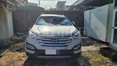 Photo 1 of 11: 2014 Hyundai Santa Fe, VIN KMHSW81UDFU366386 — Korean insurance auction