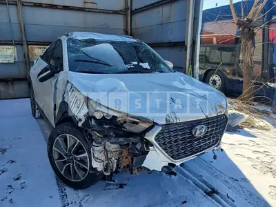 Photo 1 of 7: 2018 Hyundai Tucson, VIN KMHJ5815GJU635478 — Korean insurance auction