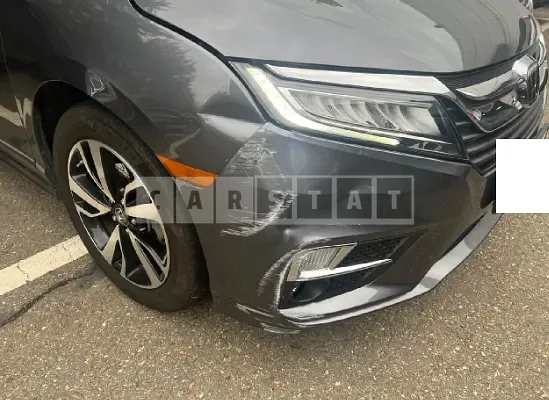 Photo 2 of 12: 2018 Honda Odyssey, VIN 5KBRL6880JB600306 — Korean insurance auction