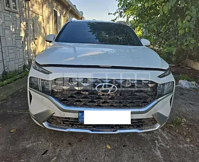 Photo 1 of 21: 2021 Hyundai Santa Fe, VIN KMHS581LGMU391700 — Korean insurance auction