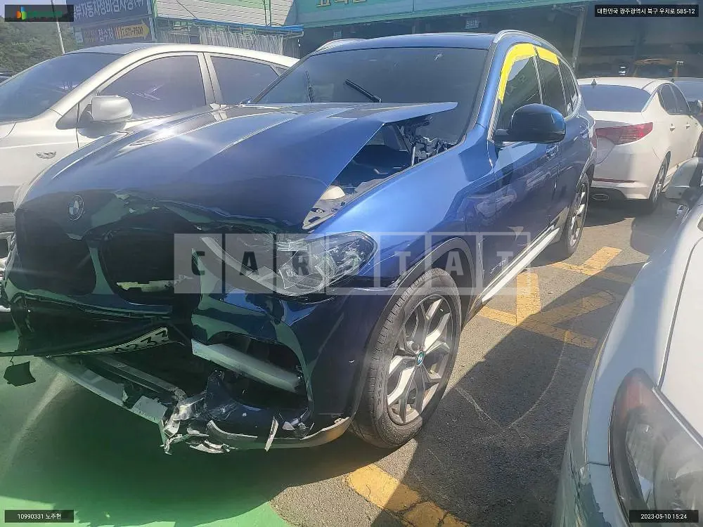 Photo 2 of 28: 2018 BMW X3 xDrive 20d, VIN WBATX310XJLB91886 — Korean insurance auction