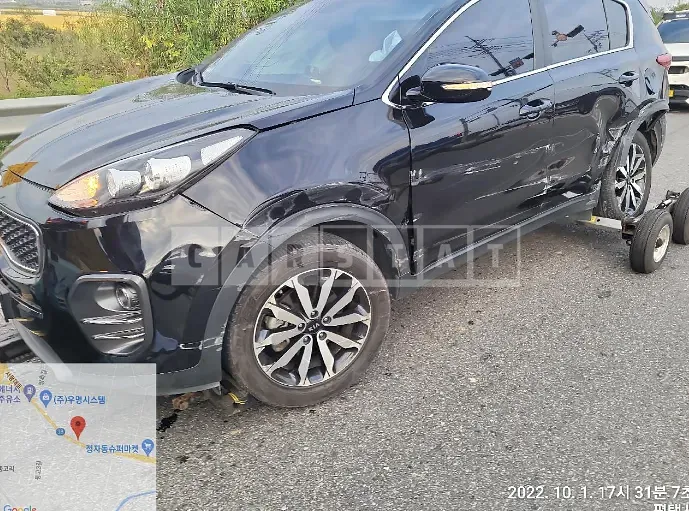 Photo 2 of 9: 2017 Kia Sportage, VIN KNAP6815GHK213367 — Korean insurance auction