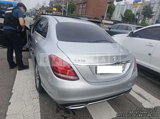 Photo 2 of 7: 2015 Mercedes-Benz C220 BlueTec — Korean insurance auction