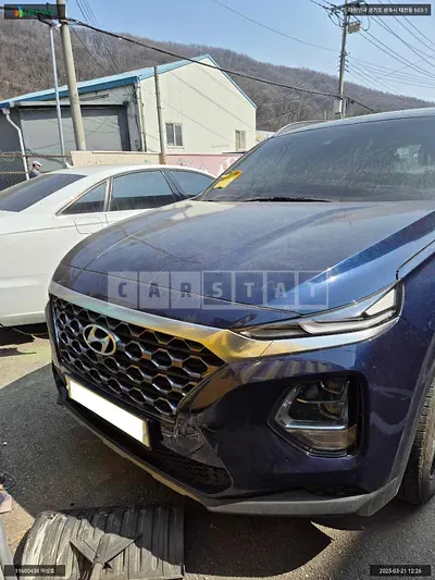 Photo 1 of 12: 2019 Hyundai Santa Fe, VIN KMHS381ABLU258055 — Korean insurance auction