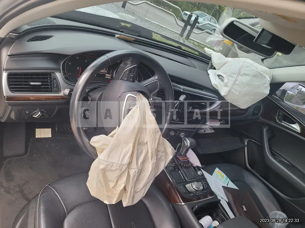 Photo 2 of 9: 2015 Audi A6 35 TDI, VIN WAUZZZ4G0FN068087 — Korean insurance auction