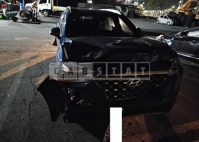 Photo 1 of 18: 2019 Hyundai Santa Fe, VIN KMHS381CDKU015331 — Korean insurance auction