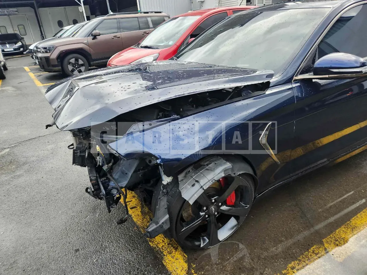 Photo 2 of 27: 2020 Genesis G70, VIN KMTG541EDLU066050 — Korean insurance auction