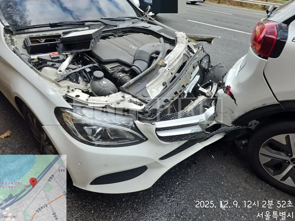 Photo 2 of 18: 2015 Mercedes-Benz C220 d, VIN WDDWF0EB6GF246731 — Korean insurance auction