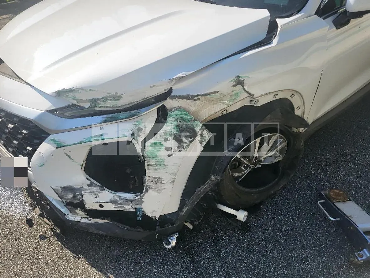 Photo 2 of 10: 2019 Hyundai Santa Fe TM 2.2 (4WD), VIN KMHS281CDKU167493 — Korean insurance auction