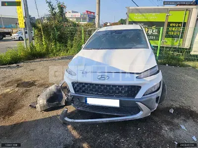 Photo 1 of 13: 2021 Hyundai Kona, VIN KMHK3813GMU780428 — Korean insurance auction