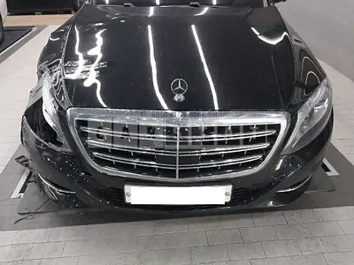 Photo 1 of 14: 2016 Mercedes-Benz S500 4Matic L, VIN WDDUG8FBXGA278029 — Korean insurance auction
